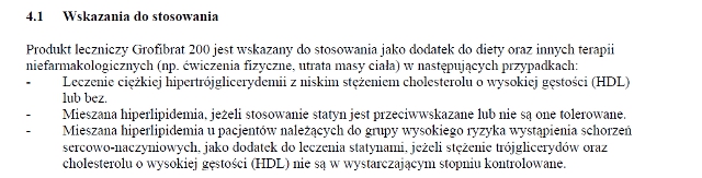 wskazania wg chpl